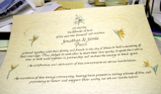Quaker marriage certificate Pucci 1